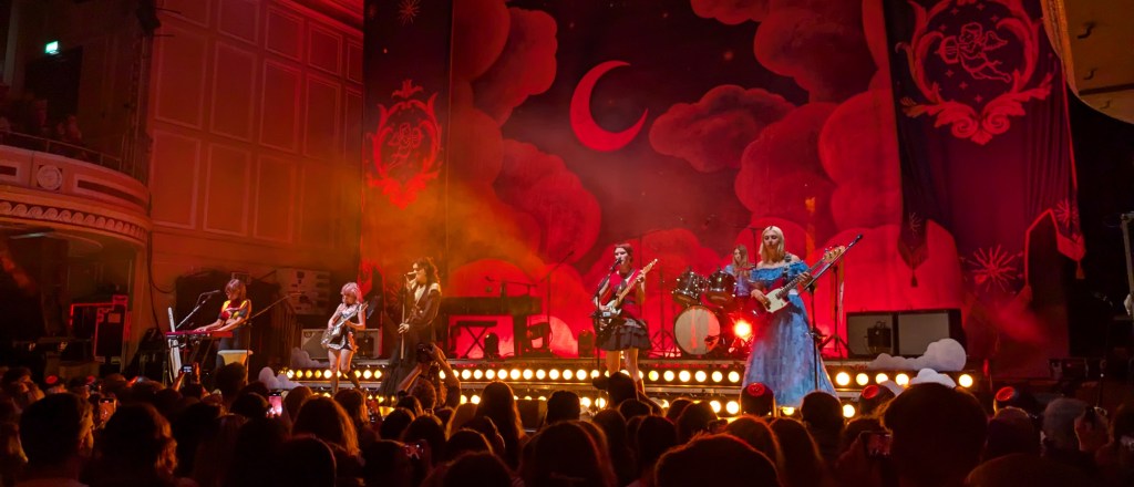 The Last Dinner Party live at O2 City Hall review – red hot girl group come off the&nbsp;boil